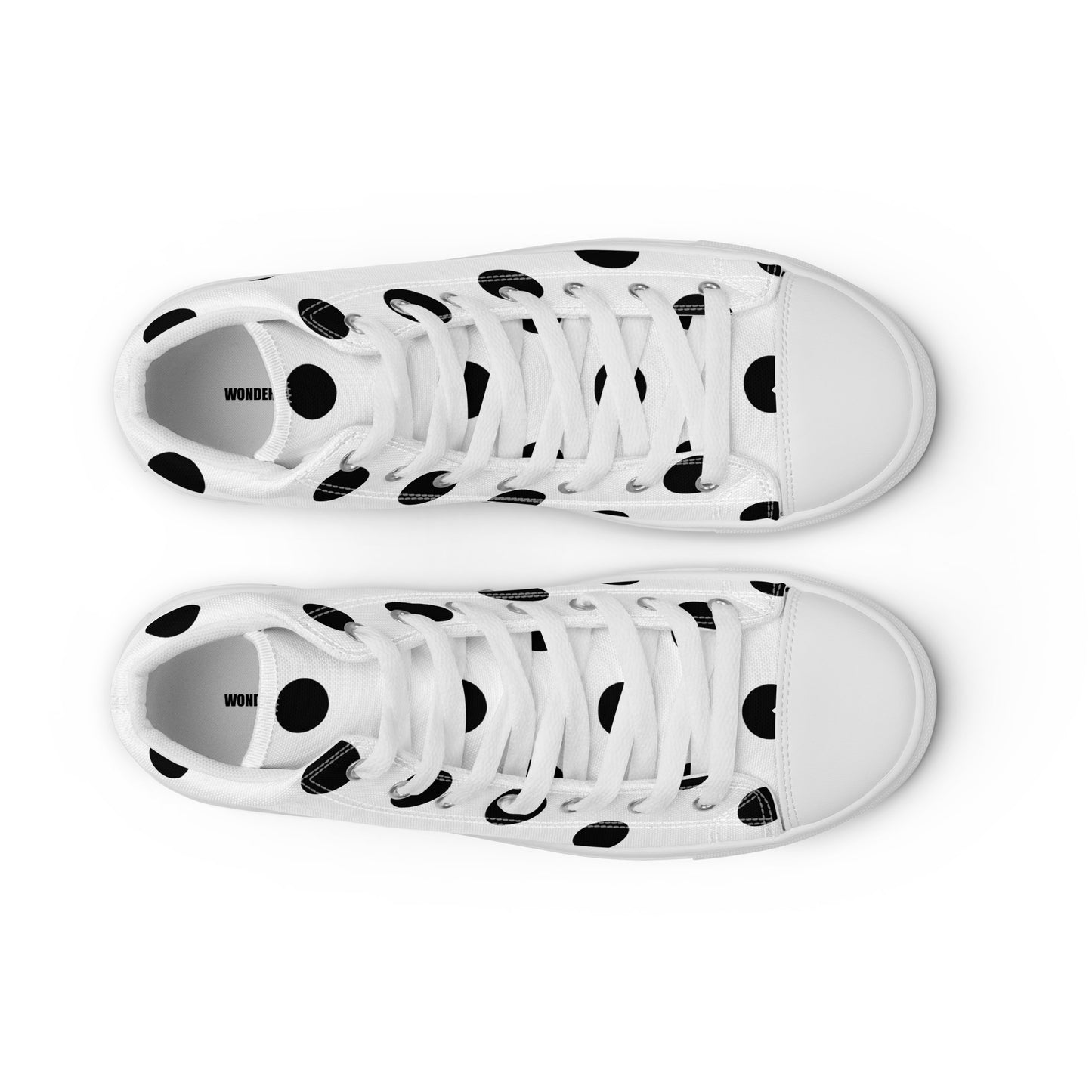 MEN'S HIGH TOP POLKADOT 01