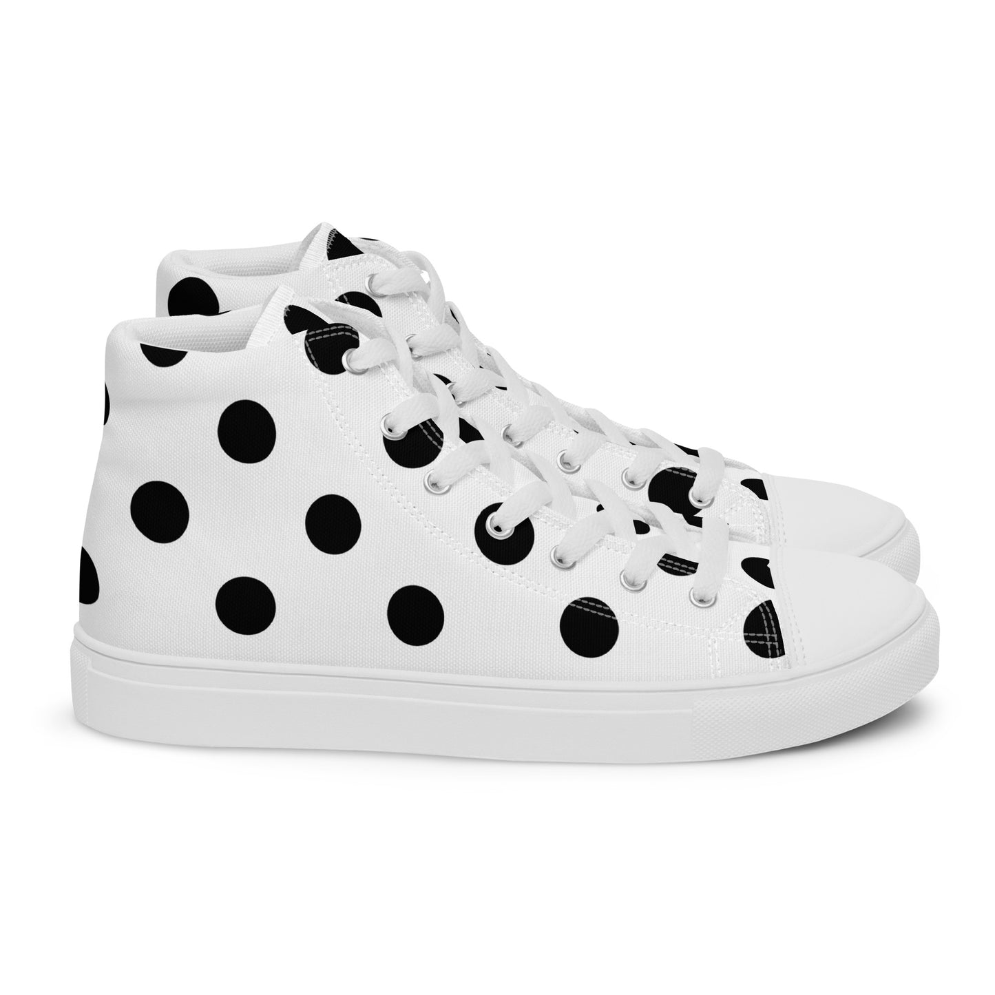 MEN'S HIGH TOP POLKADOT 01