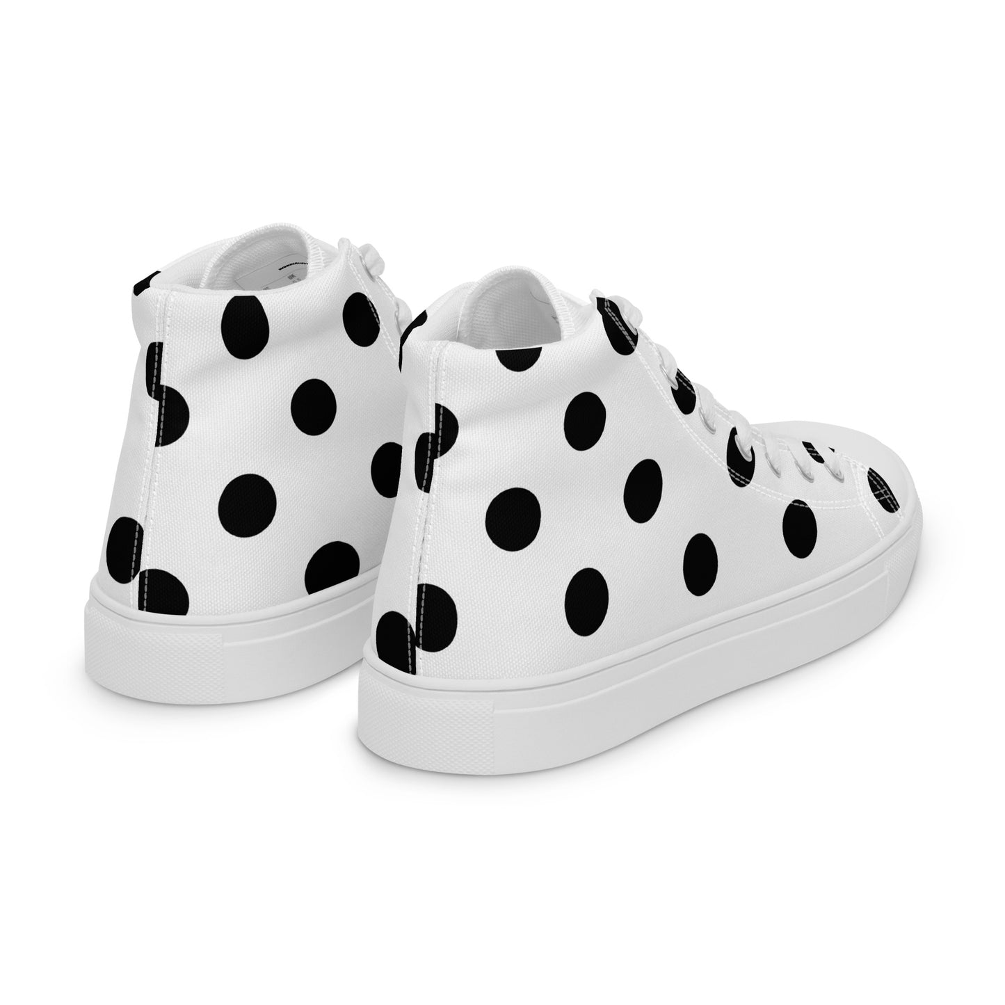 MEN'S HIGH TOP POLKADOT 01