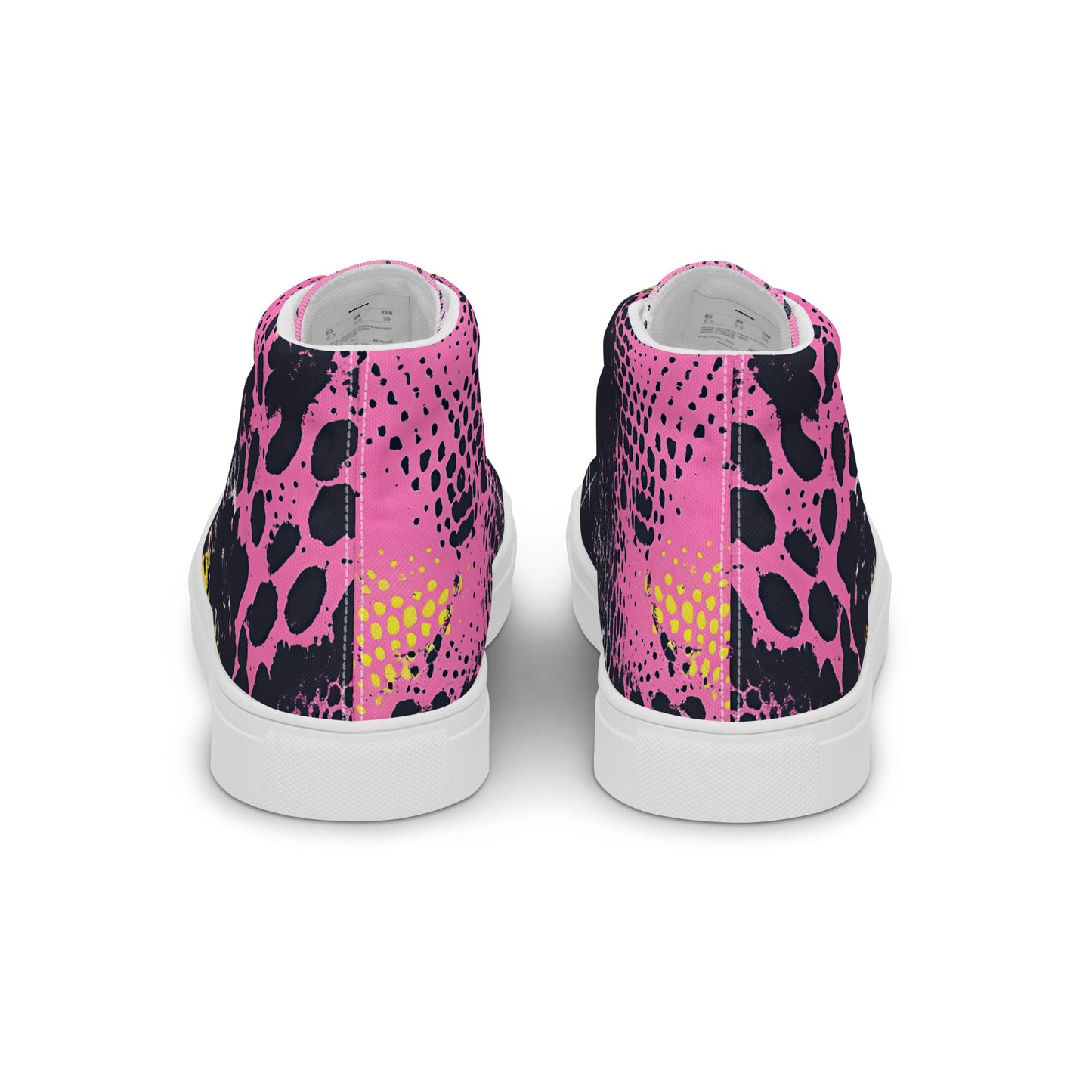 Neon Venom – Pink Acid Snake Canvas High-Tops | Women’s High Top Archive 01 – #41