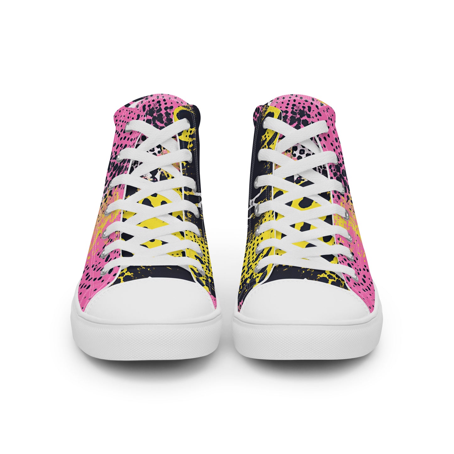 Neon Venom – Pink Acid Snake Canvas High-Tops | Women’s High Top Archive 01 – #41
