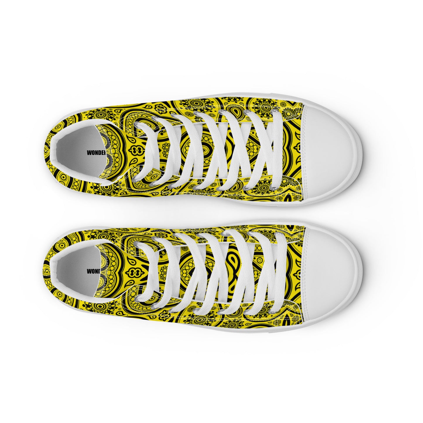 MEN'S HIGH TOP BANDANA 02 IN YELLOW