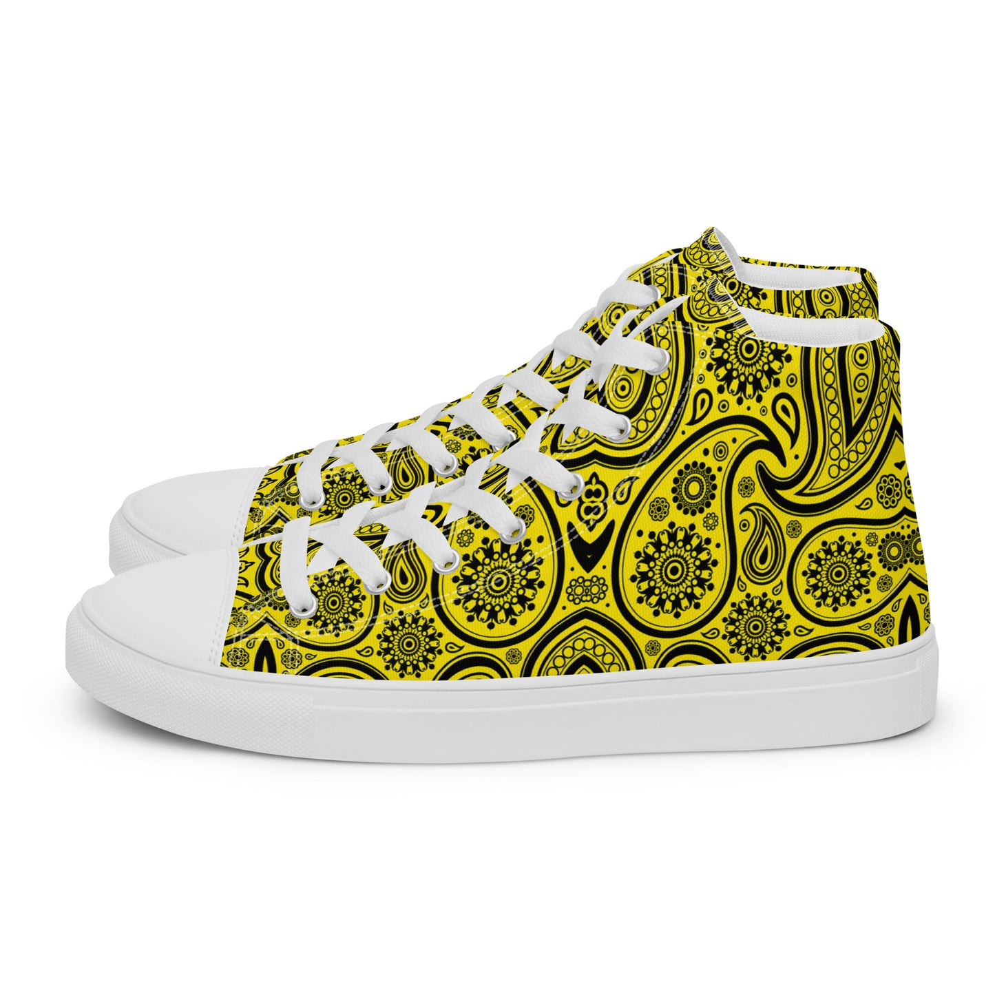 MEN'S HIGH TOP BANDANA 02 IN YELLOW