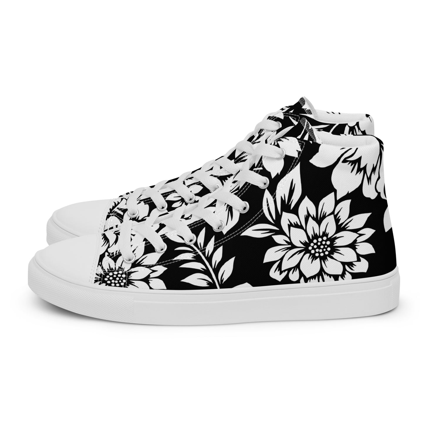 MEN'S HIGH TOP FLORAL 03