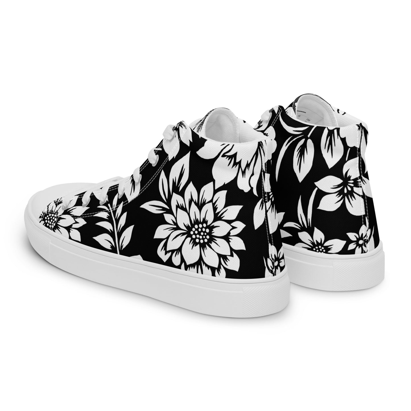 MEN'S HIGH TOP FLORAL 03