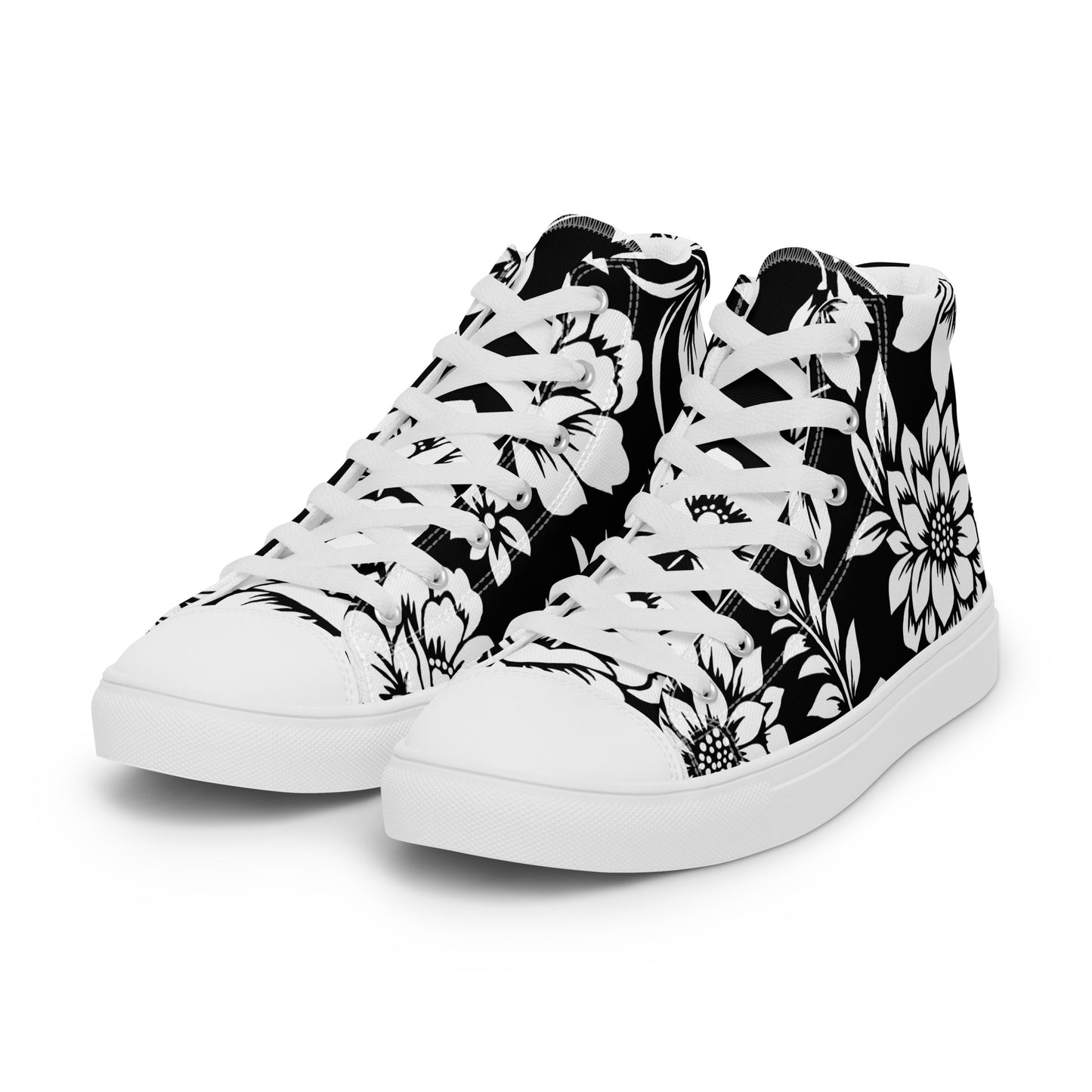 MEN'S HIGH TOP FLORAL 03