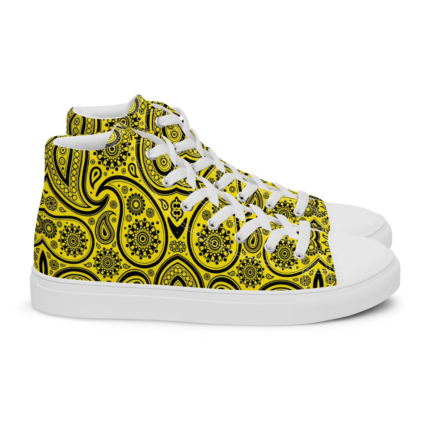 MEN'S HIGH TOP BANDANA 02 IN YELLOW