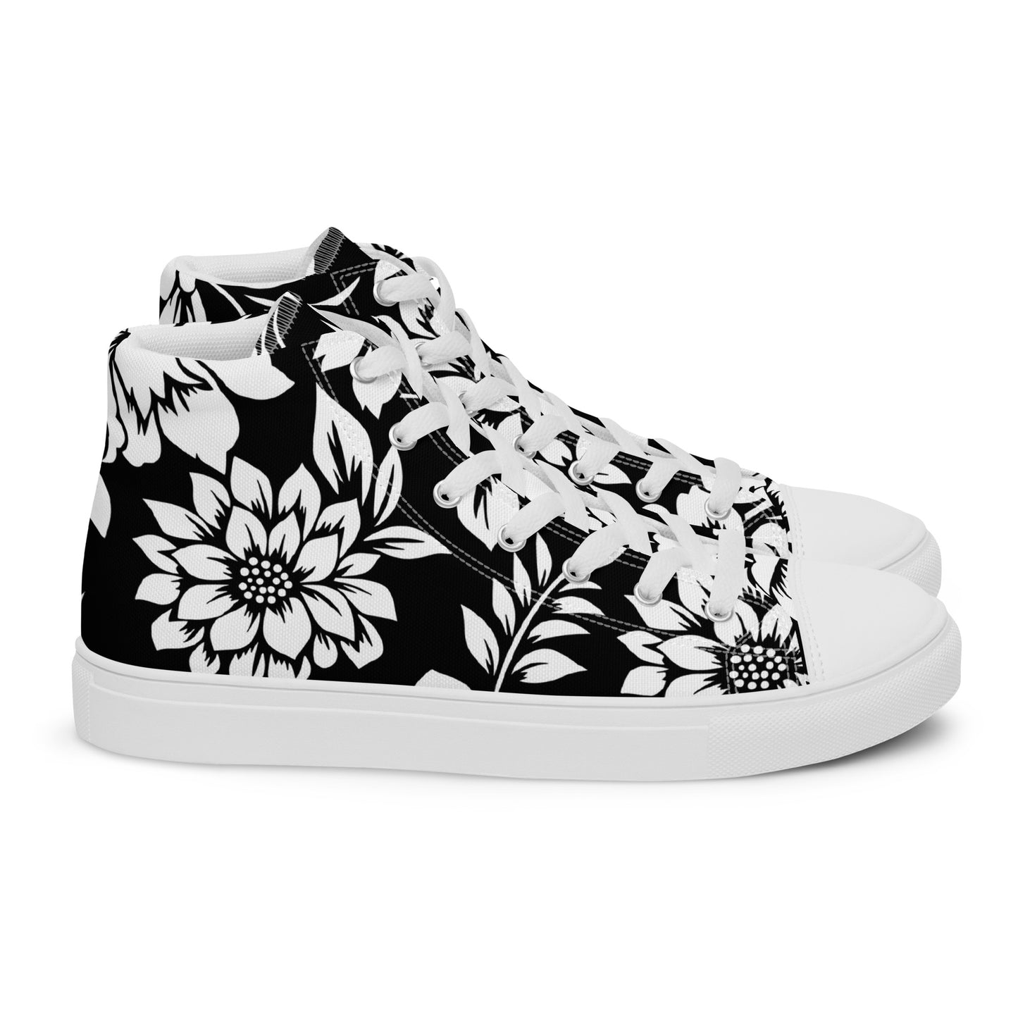 MEN'S HIGH TOP FLORAL 03