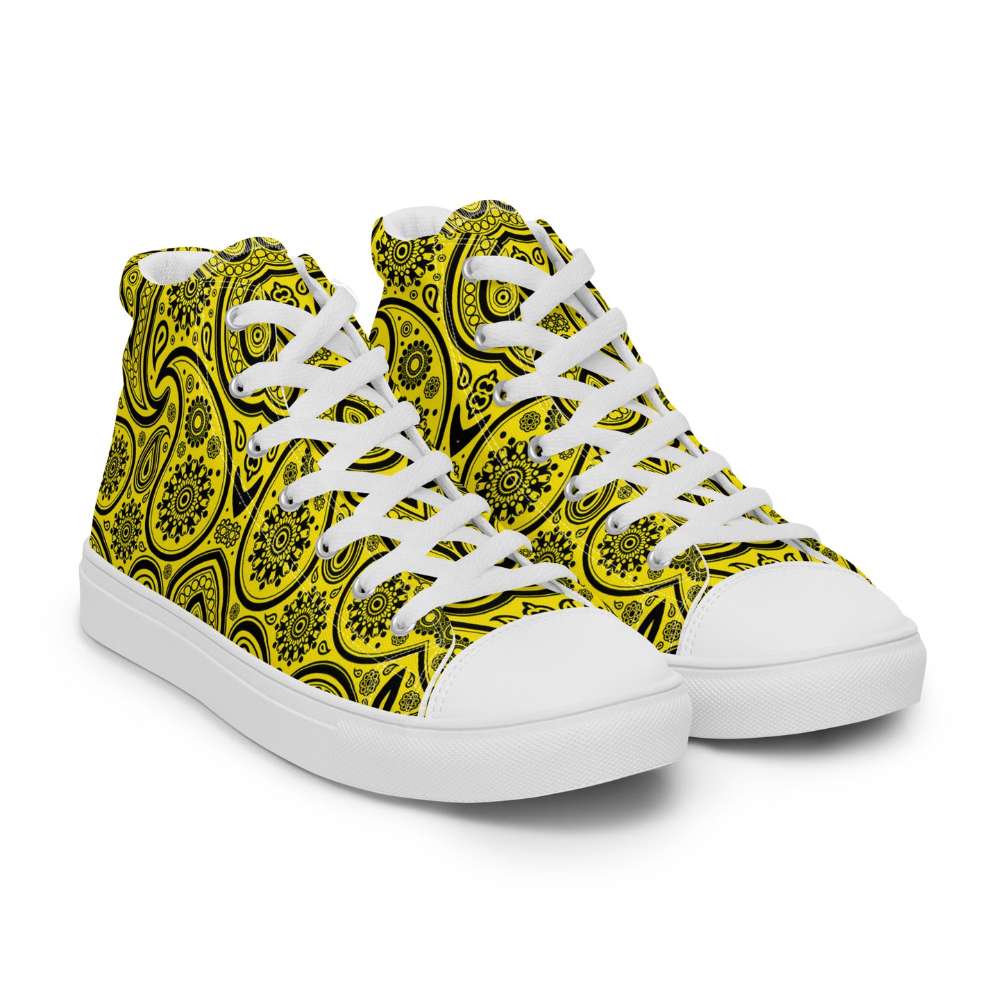 MEN'S HIGH TOP BANDANA 02 IN YELLOW