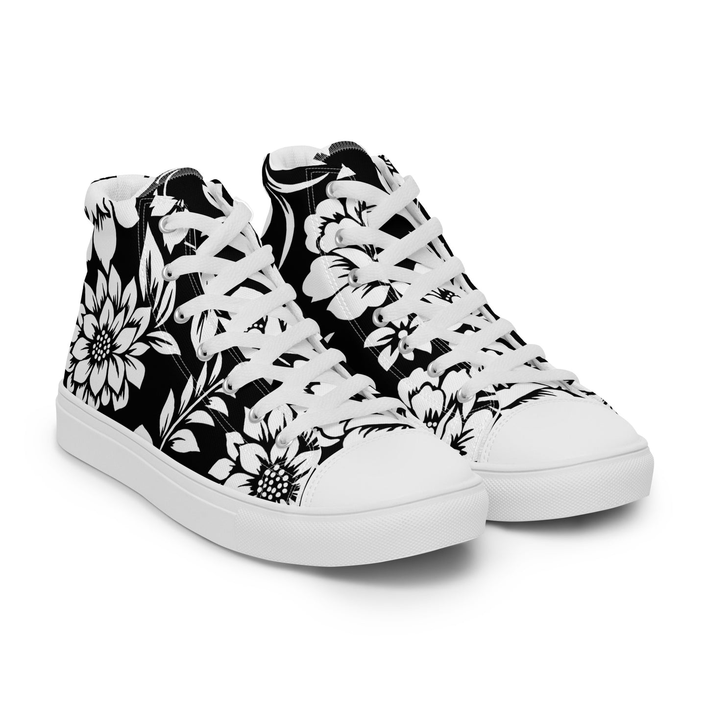 MEN'S HIGH TOP FLORAL 03