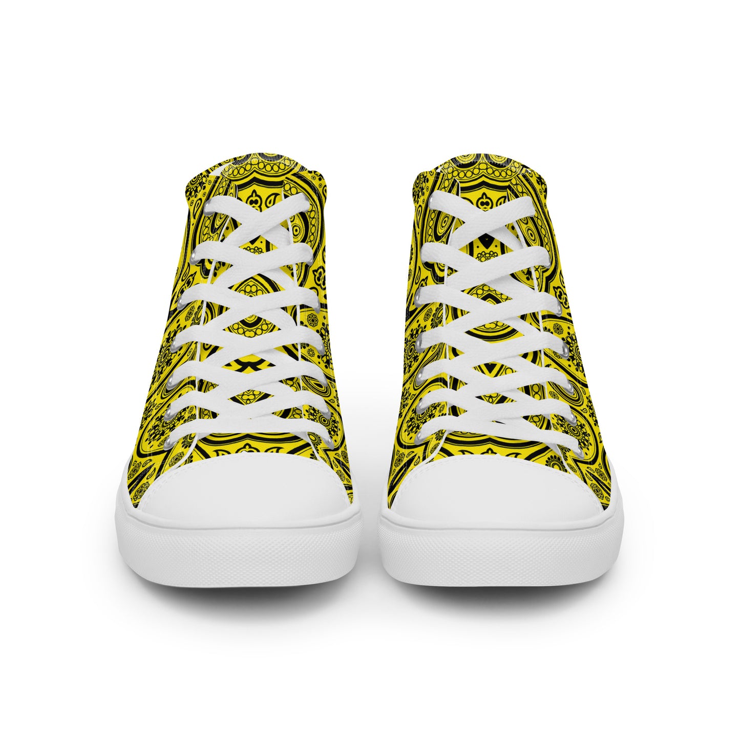 WOMEN'S HIGH TOP BANDANA 02 IN YELLOW