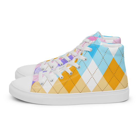 WOMEN'S HIGH TOP HARLEQUIN 06