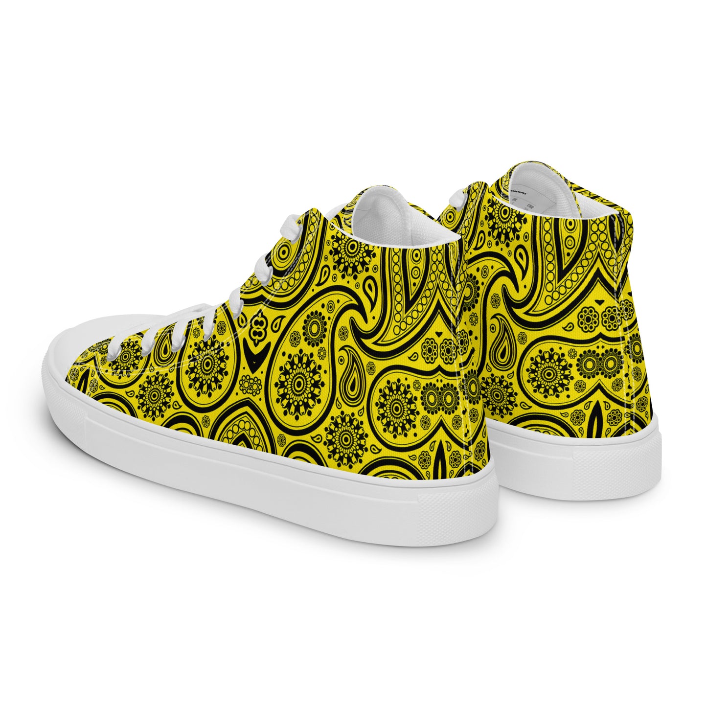 WOMEN'S HIGH TOP BANDANA 02 IN YELLOW