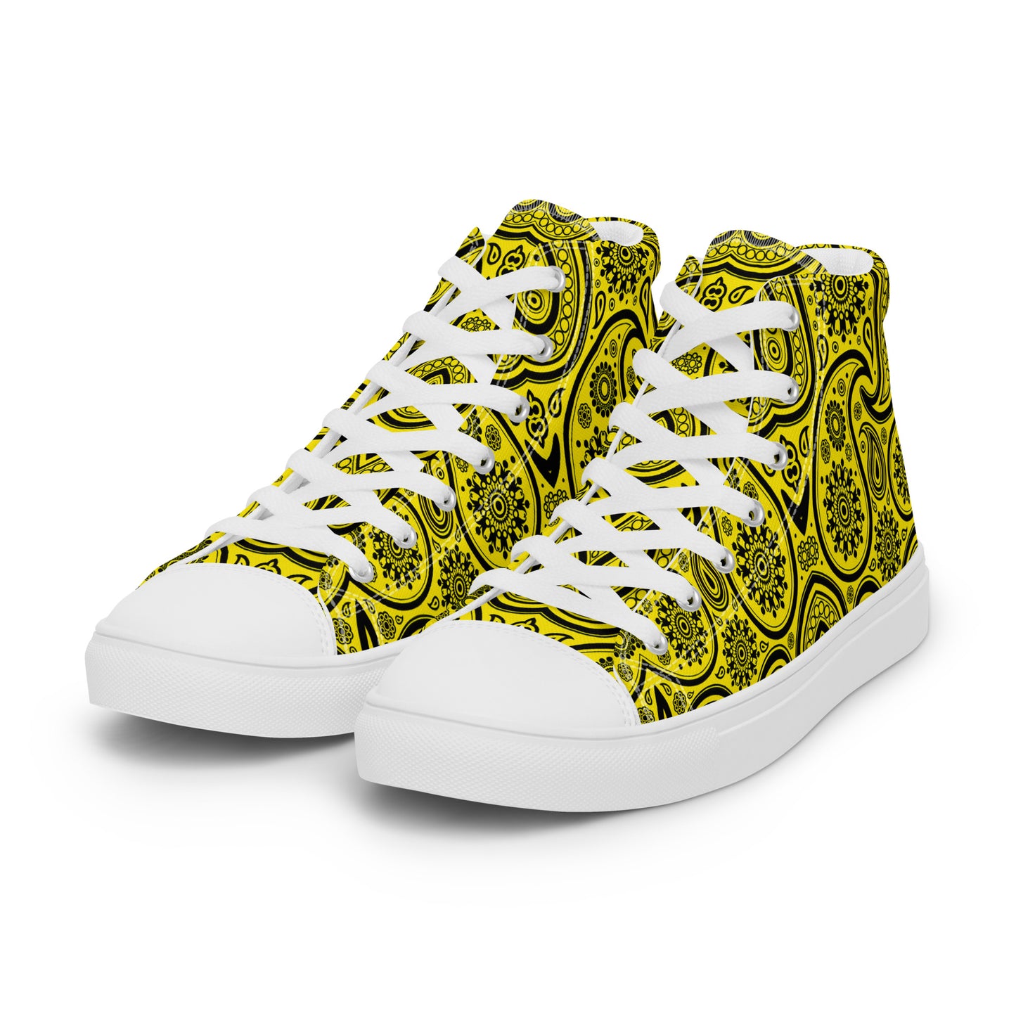 WOMEN'S HIGH TOP BANDANA 02 IN YELLOW