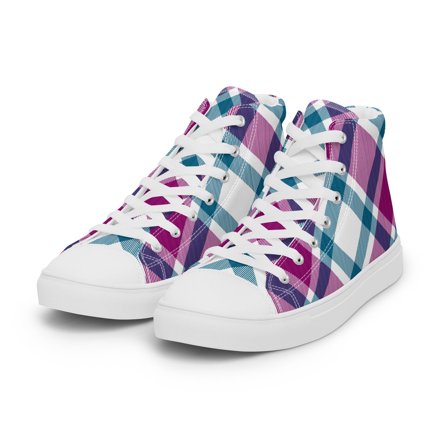 WOMEN'S HIGH TOP PLAID 01