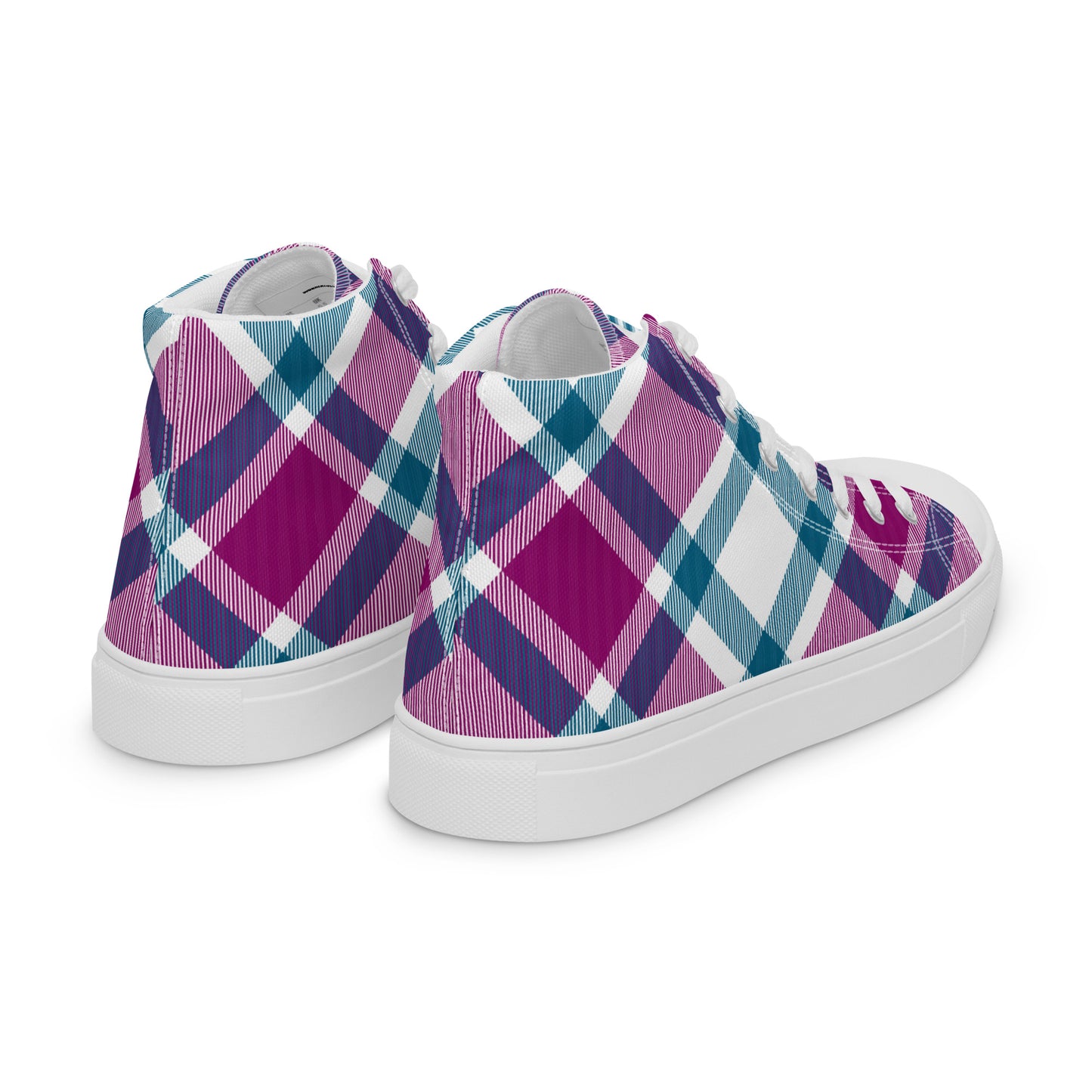 WOMEN'S HIGH TOP PLAID 01